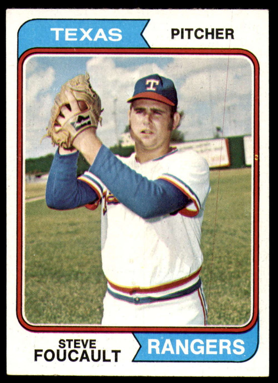 1974 Topps #294 Steve Foucault VG RC Rookie Texas Rangers 