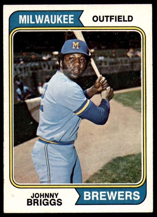 1974 Topps #218 Johnny Briggs VG Milwaukee Brewers 