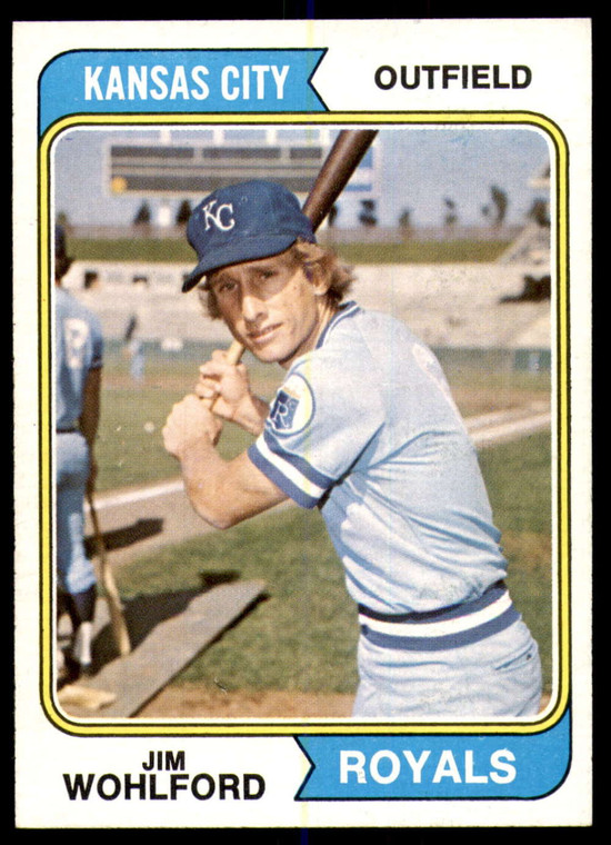 1974 Topps #407 Jim Wohlford VG Kansas City Royals 