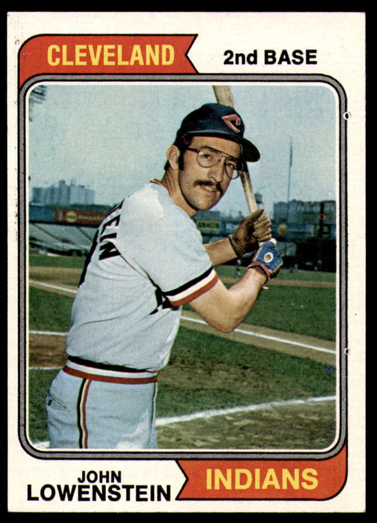 1974 Topps #176 John Lowenstein VG Cleveland Indians 