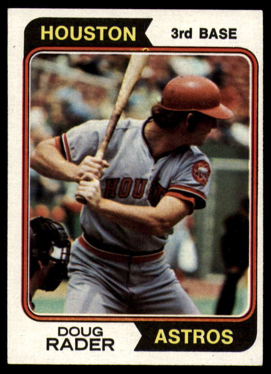 1974 Topps #395 Doug Rader VG Houston Astros 