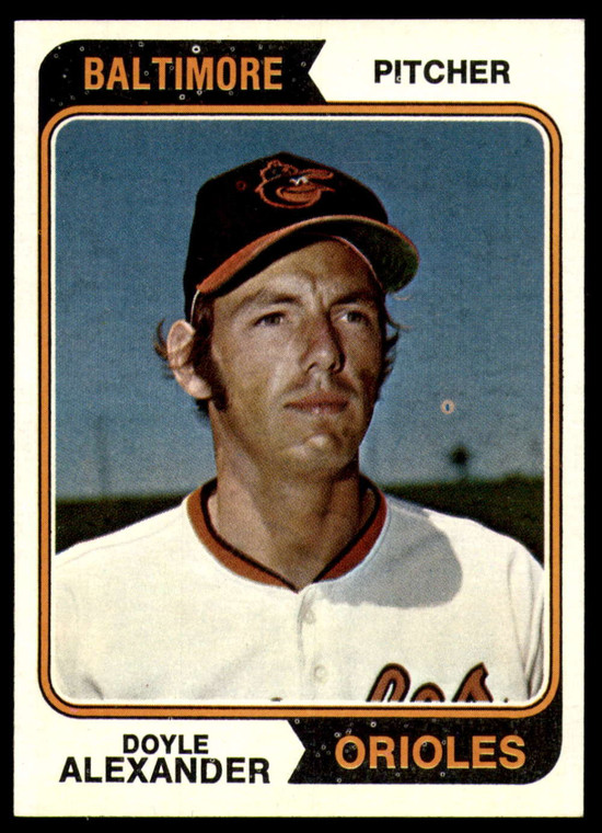 1974 Topps #282 Doyle Alexander VG Baltimore Orioles 