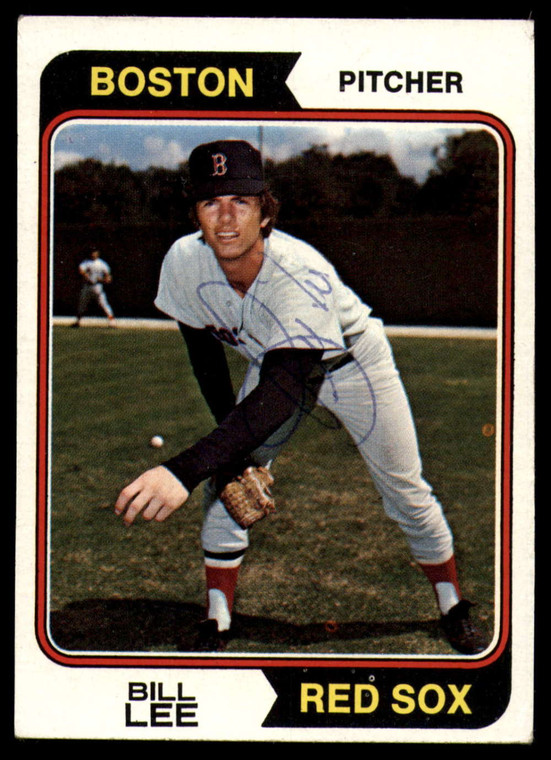 SOLD 98334 1974 Topps #118 Bill Lee VG Boston Red Sox 