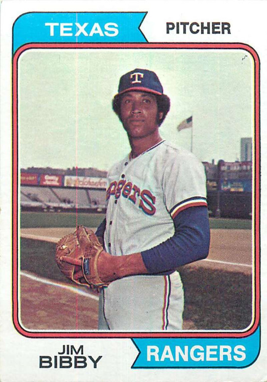 1974 Topps #11 Jim Bibby VG Texas Rangers 