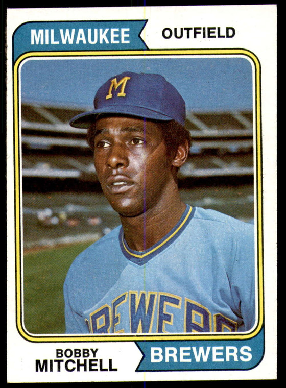 1974 Topps #497 Bobby Mitchell VG Milwaukee Brewers 