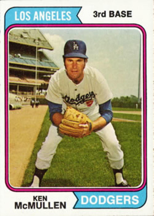 1974 Topps #434 Ken McMullen VG Los Angeles Dodgers 