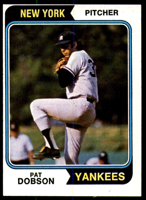 1974 Topps #463 Pat Dobson VG New York Yankees 