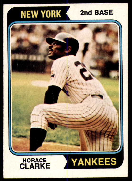 1974 Topps #529 Horace Clarke VG New York Yankees 