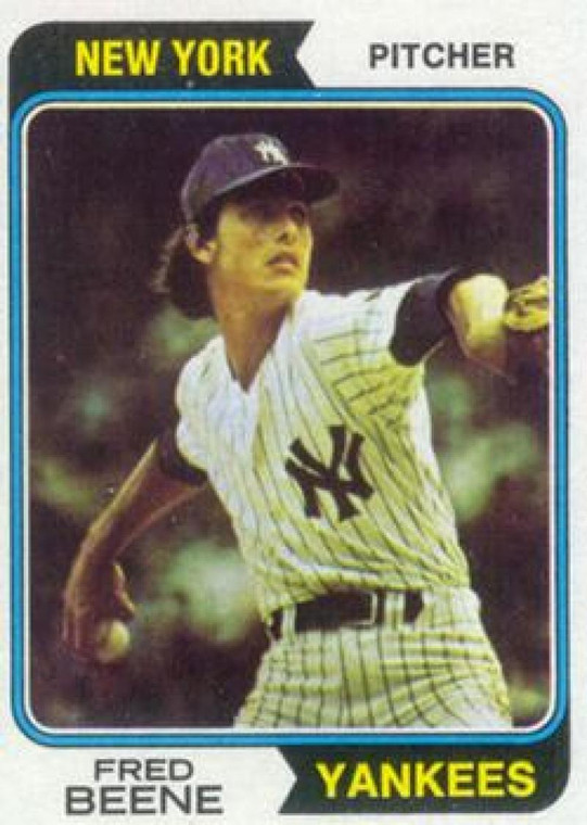 1974 Topps #274 Fred Beene VG New York Yankees 