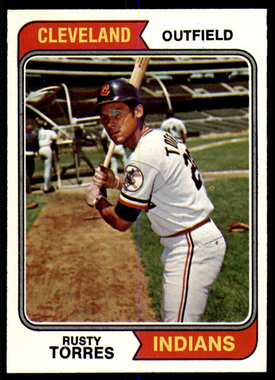 1974 Topps #499 Rusty Torres VG Cleveland Indians 