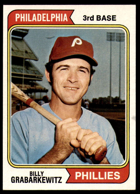 1974 Topps #214 Billy Grabarkewitz VG Philadelphia Phillies 