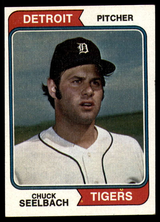 1974 Topps #292 Chuck Seelbach VG Detroit Tigers 