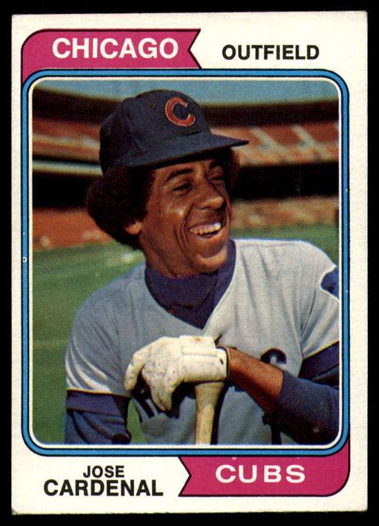 1974 Topps #185 Jose Cardenal VG Chicago Cubs 