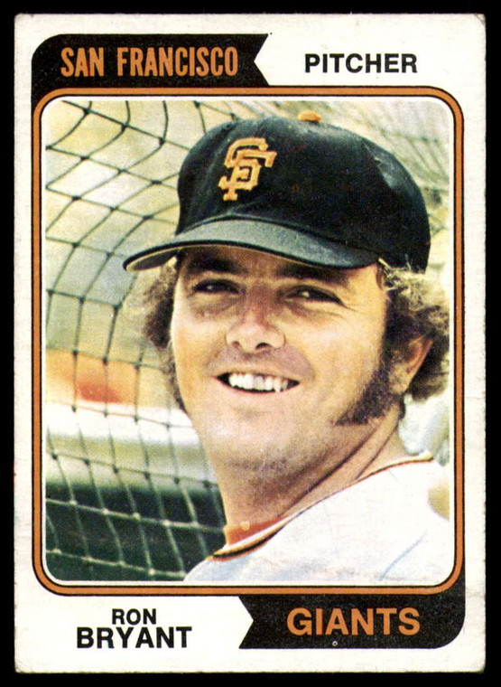 1974 Topps #104 Ron Bryant VG San Francisco Giants 