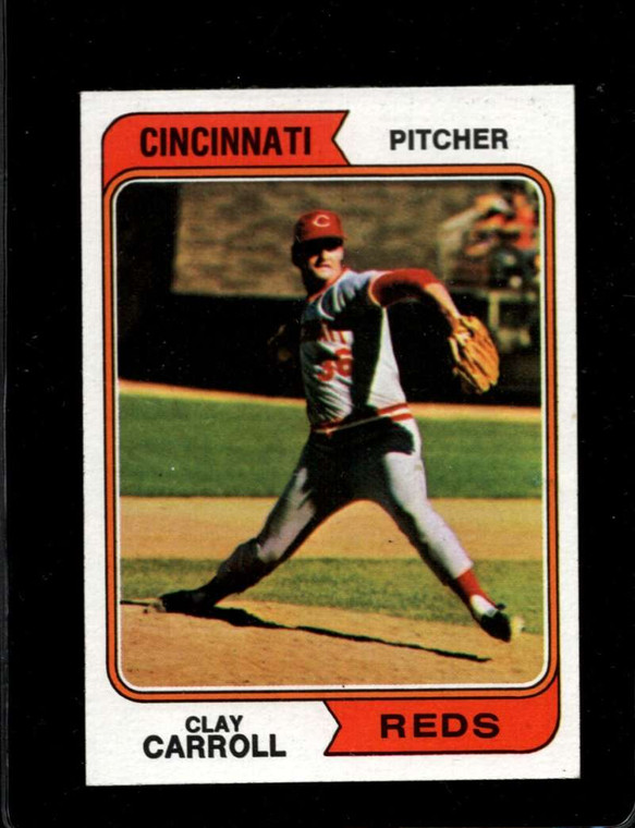 1974 Topps #111 Clay Carroll VG Cincinnati Reds 