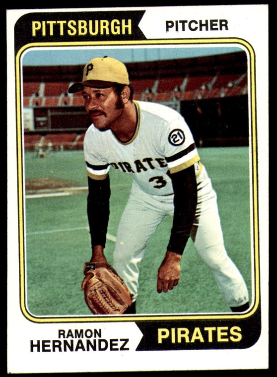 1974 Topps #222 Ramon Hernandez VG Pittsburgh Pirates 