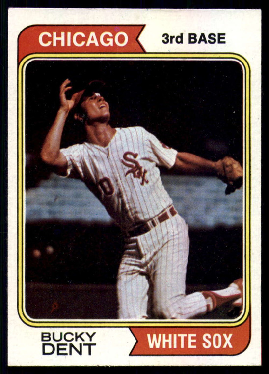 1974 Topps #582 Bucky Dent VG RC Rookie Chicago White Sox 