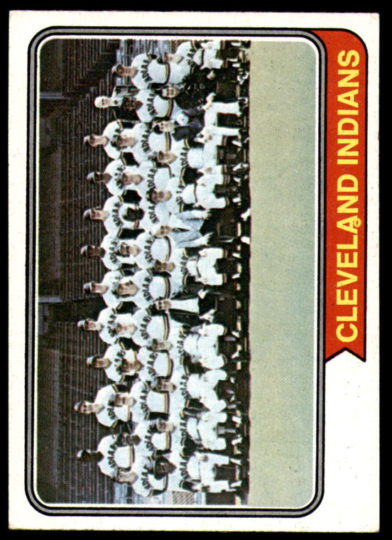 1974 Topps #541 Indians Team VG Cleveland Indians 