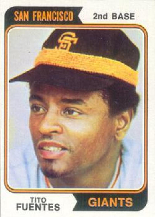 1974 Topps #305 Tito Fuentes VG San Francisco Giants 