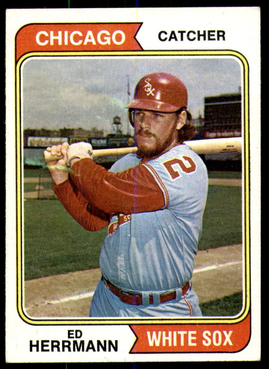 1974 Topps #438 Ed Herrmann VG Chicago White Sox 