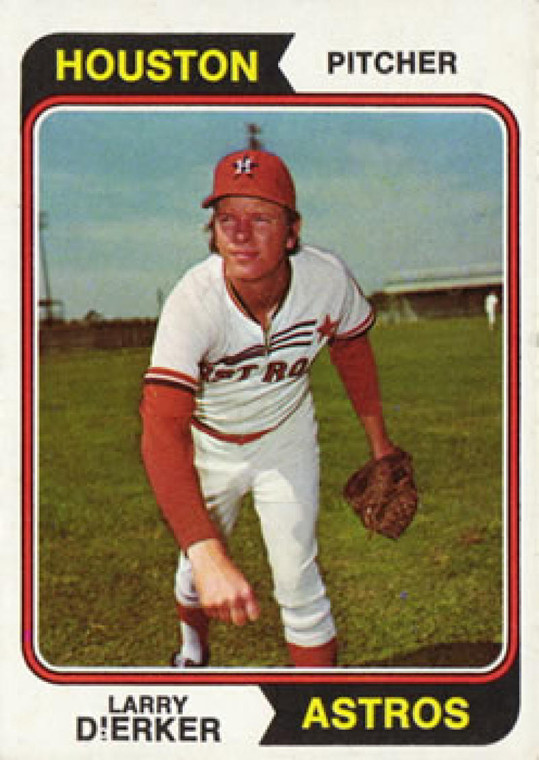 SOLD 98890 1974 Topps #660 Larry Dierker VG Houston Astros 