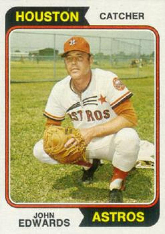 SOLD 98864 1974 Topps #635 Johnny Edwards VG Houston Astros 