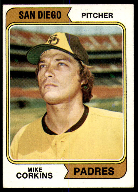 1974 Topps #546 Mike Corkins VG San Diego Padres 