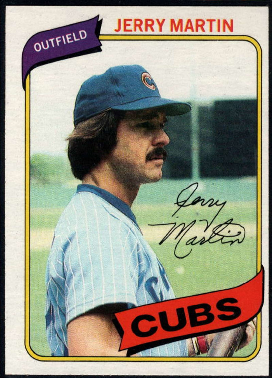 1980 Topps #493 Jerry Martin VG Chicago Cubs 