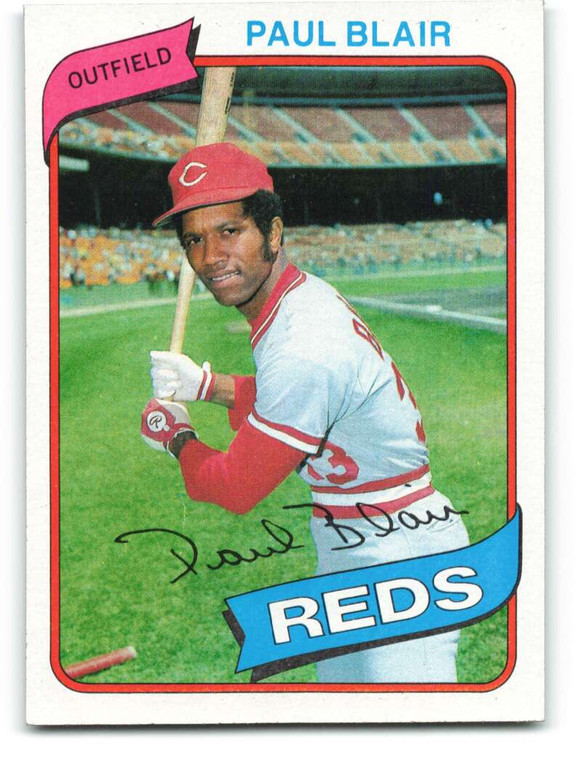 1980 Topps #281 Paul Blair VG Cincinnati Reds 