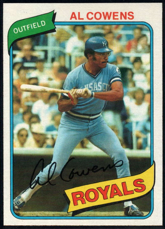 1980 Topps #330 Al Cowens VG Kansas City Royals 