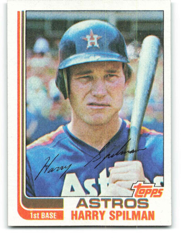 1982 Topps #509 Harry Spilman VG Houston Astros 