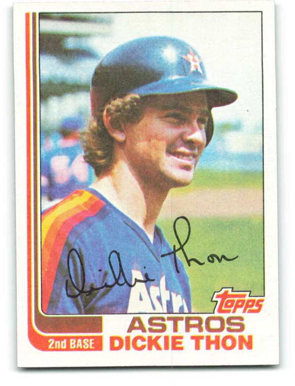 1982 Topps #404 Dickie Thon VG Houston Astros 
