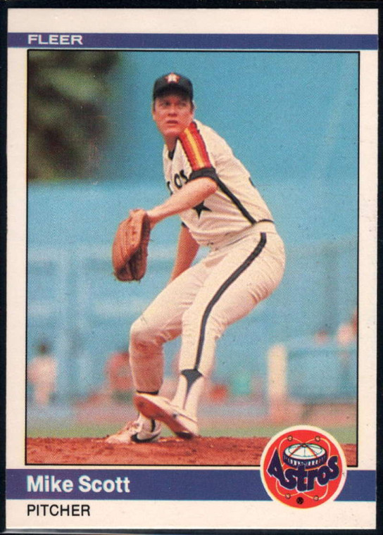 1984 Fleer #240 Mike Scott VG Houston Astros 