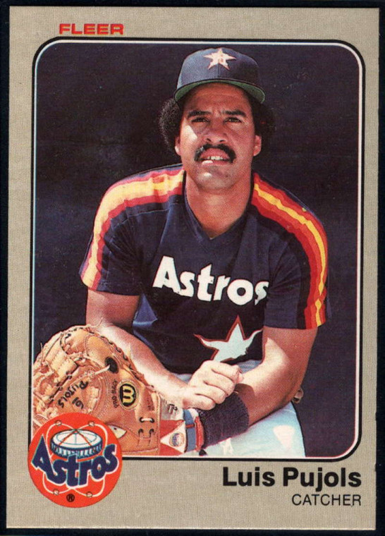 1983 Fleer #459 Luis Pujols VG Houston Astros 