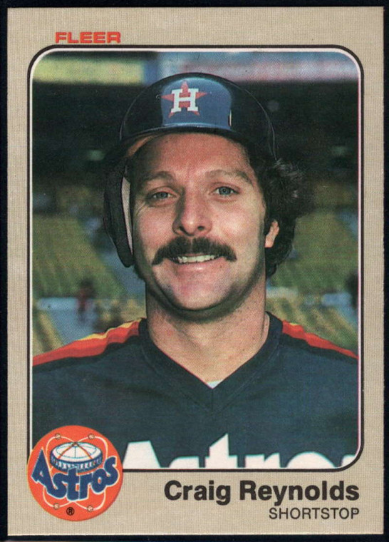 1983 Fleer #460 Craig Reynolds VG Houston Astros 