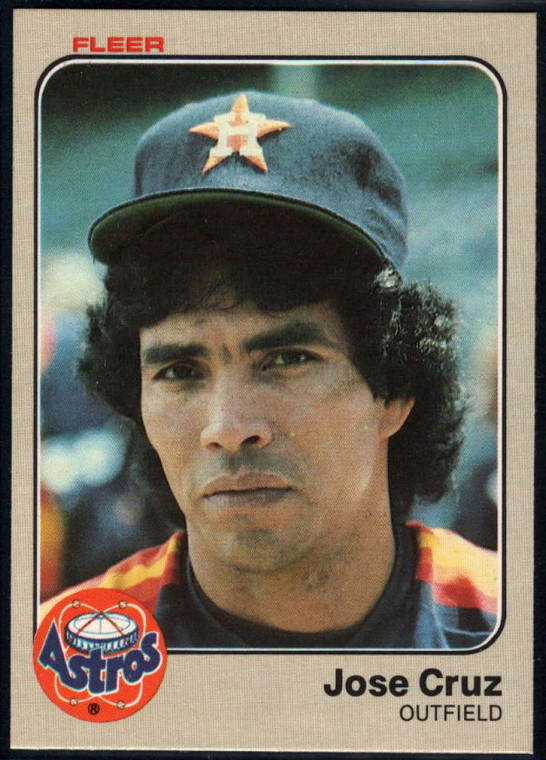 1983 Fleer #446 Jose Cruz VG Houston Astros 