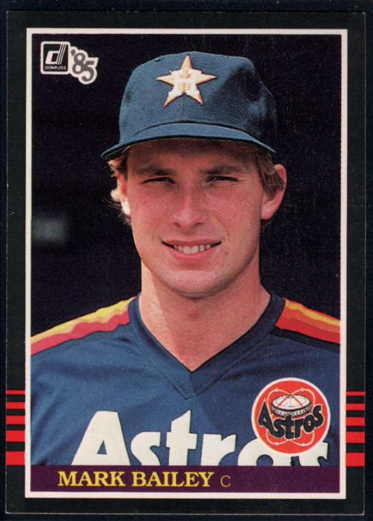 1985 Donruss #450 Mark Bailey VG RC Rookie Houston Astros 