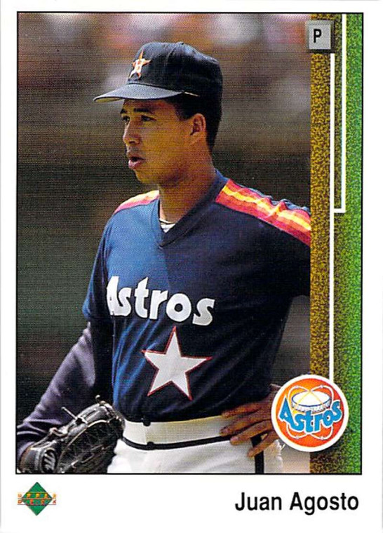 1989 Upper Deck #251 Juan Agosto VG Houston Astros 