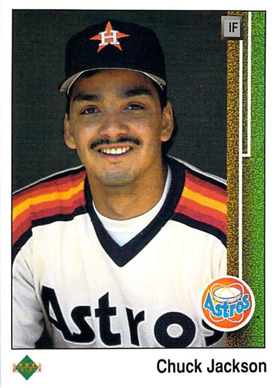 1989 Upper Deck #323 Chuck Jackson VG Houston Astros 