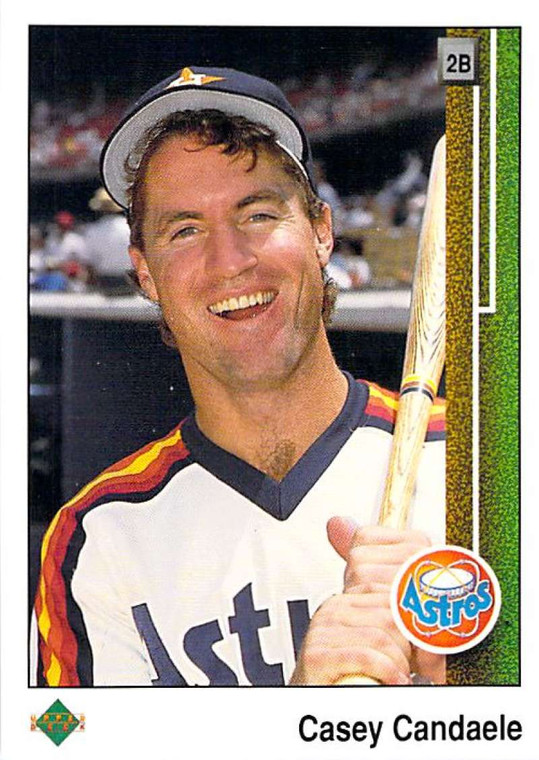 1989 Upper Deck #58 Casey Candaele UER VG Houston Astros 