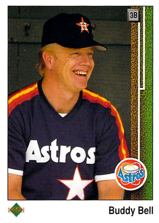 1989 Upper Deck #112 Buddy Bell VG Houston Astros 