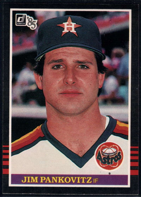 1985 Donruss #502 Jim Pankovits VG RC Rookie Houston Astros 