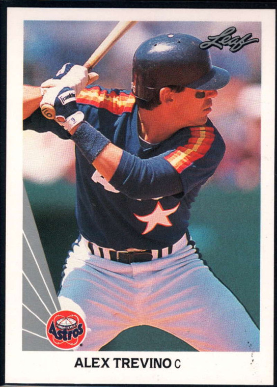 1990 Leaf #432 Alex Trevino VG Houston Astros 