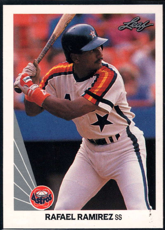 1990 Leaf #135 Rafael Ramirez VG Houston Astros 