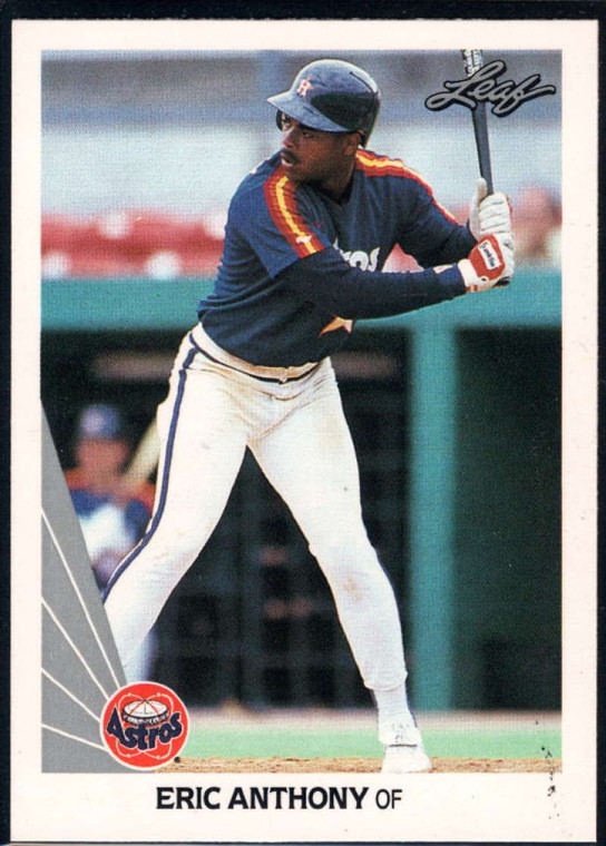 1990 Leaf #82 Eric Anthony VG RC Rookie Houston Astros 