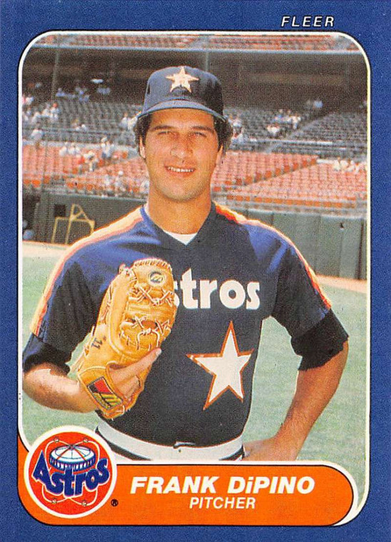 1986 Fleer #299 Frank DiPino VG Houston Astros 