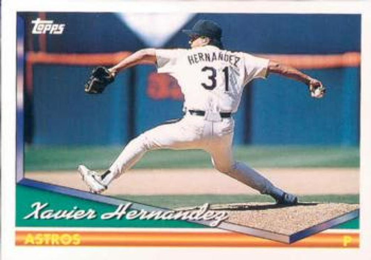 1994 Topps #512 Xavier Hernandez VG Houston Astros 