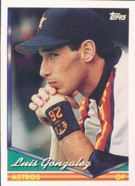 1994 Topps #484 Luis Gonzalez VG Houston Astros 