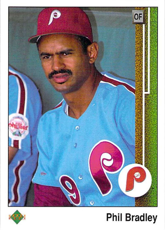 1989 Upper Deck #229 Phil Bradley VG Philadelphia Phillies 