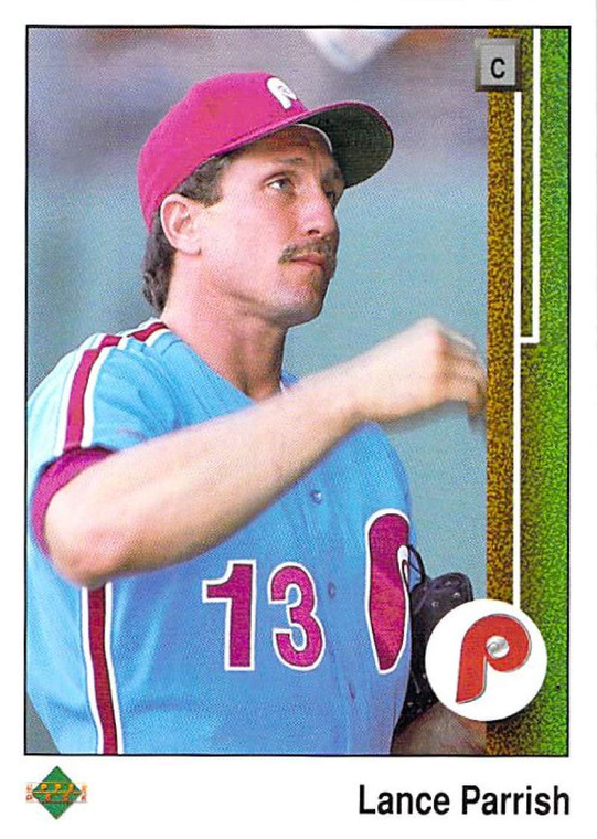 1989 Upper Deck #240 Lance Parrish VG Philadelphia Phillies 